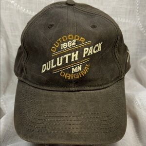 Duluth Pack Waxed canvas trucker baseball cap hat
